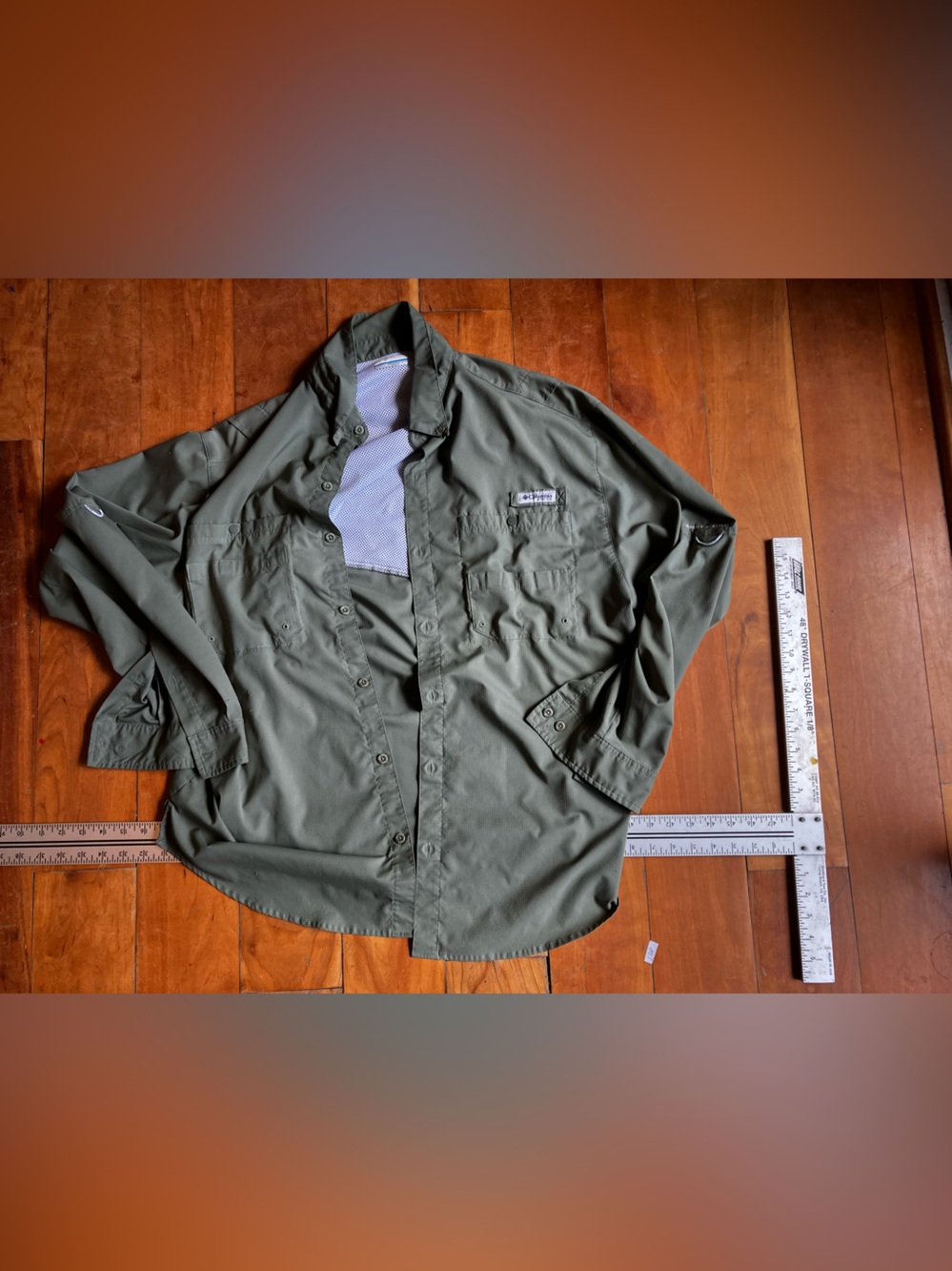 Columbia Men's Olive Green Lightweight Shirt Jacket